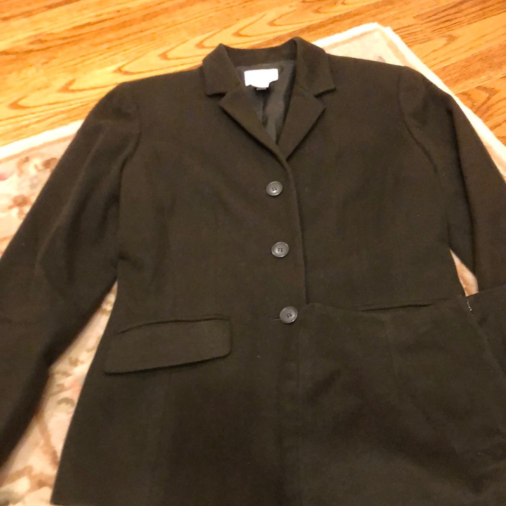 Ann Taylor loft brown wool suit
